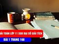 Bài 1 trang 168 SGK Toán đại số và giải tích 11