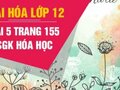Đáp án bài 5 trang 155 sách giáo khoa hóa học 12