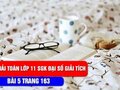 Bài 5 trang 163 SGK Giải tích 11