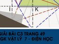 Giải bài C3 trang 49 sách giáo khoa Vật lý 7 - Điện học