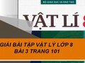 Giải Vật lý lớp 8: Đáp án bài 3 trang 101 SGK Vật lý lớp 8