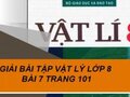 Đáp án bài 7 trang 101 sách giáo khoa Vật lý lớp 8