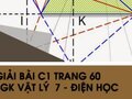 Giải bài C1 trang 60 sách giáo khoa Vật lý  7 - Điện học