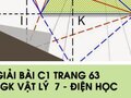 Giải bài C1 trang 63 sách giáo khoa Vật lý  7 - Điện học