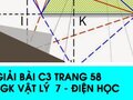 Giải bài C3 trang 58 sách giáo khoa Vật lý  7 - Điện học
