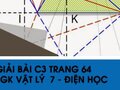 Giải bài C3 trang 64 sách giáo khoa Vật lý  7 - Điện học