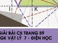 Giải bài C5 trang 59 sách giáo khoa Vật lý  7 - Điện học