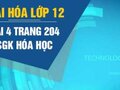 Bài 4 trang 204 sgk hóa lớp 12 - cách làm và đáp án