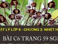 Giải bài C6 trang 59 sgk vật lý lớp 6
