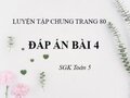 Giải bài 4 trang 80 sách giáo khoa toán 5