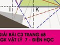 Giải bài C3 trang 68 sách giáo khoa Vật lý  7 - Điện học