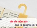Soạn bài Văn bản thông báo
