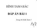 Đáp án bài 1 trang 86 sách giáo khoa Toán 5