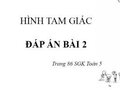 Đáp án bài 2 trang 86 sách giáo khoa Toán 5