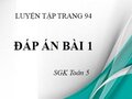Bài 1 trang 94 SGK Toán 5