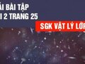 Giải bài 2 trang 25 sách giáo khoa lý lớp 12