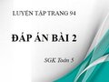 Bài 2 trang 94 SGK Toán 5