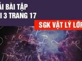 Đáp án bài 3 trang 17 sách giáo khoa vật lý 12