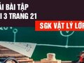 Giải lý lớp 12: Đáp án bài 3 trang 21 SGK lý học