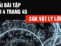 Giải lý lớp 12: Đáp án bài 4 trang 45 SGK lý học