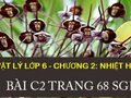 Giải vật lý lớp 6: Đáp án bài C2 trang 68 SGK Vật lý 6