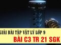Giải bài C3 trang 21 sách giáo khoa vật lý lớp 9