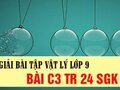 Giải lý lớp 9: Đáp án bài C3 trang 24 SGK vật lý 