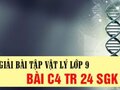 Đáp án bài C4 trang 24 sách giáo khoa vật lý 9