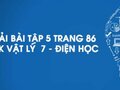 Giải bài C5 trang 86 sách giáo khoa Vật lý 7 - Điện học