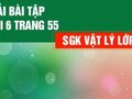Đáp án bài 6 trang 55 sách giáo khoa vật lý 12