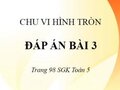 Giải toán lớp 5: Bài 3 trang 98 sách giáo khoa