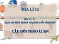 Hướng dẫn trả lời câu hỏi thảo luận trang 20 SGK Địa lí 12