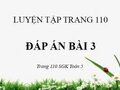 Đáp án bài 3 trang 110 SGK Toán 5 tiết luyện tập