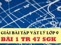 Bài 1 trang 47 SGK Vật lí lớp 9