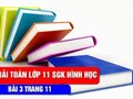 Đáp án bài 3 trang 11 sách giáo khoa hình học lớp 11