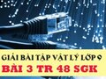 Bài 3 trang 48 SGK vật lí 9