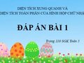 Giải bài tập lớp 5: Bài 1 trang 110 SGK Toán tập 2