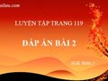 Giải bài tập lớp 5: Bài 2 trang 119 sách giáo khoa