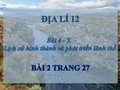 Hướng dẫn giải bài 2 trang 27 SGK Địa lí 12