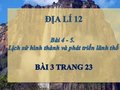 Hướng dẫn giải bài 3 trang 23 SGK Địa lí 12