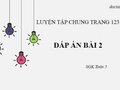 Đáp án bài 2 trang 123 sgk Toán 5 tiết luyện tập chung
