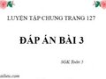 Đáp án bài 3 trang 127 SGK Toán 5 tiết luyện tập chung