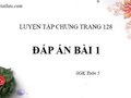 Bài 1 trang 128 SGK Toán lớp 5