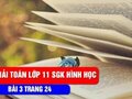 Giải toán lớp 11: Đáp án bài 3 trang 24 SGK hình học
