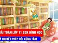 Lý thuyết phép đối xứng tâm SGK toán hình học lớp 11