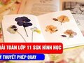 Lý thuyết phép quay SGK toán hình học lớp 11
