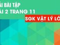 Bài 2 trang 11 sgk vật lí 10
