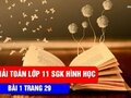 Lời giải bài 1 trang 29 SGK toán hình học lớp 11