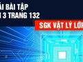 Giải lý lớp 12: Đáp án bài 3 trang 132 SGK vật lý 