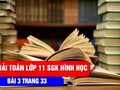 Lời giải bài 3 trang 33 SGK toán hình học lớp 11